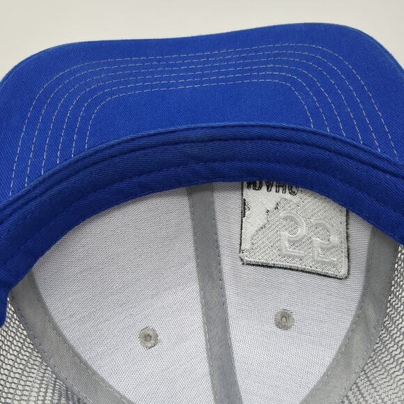 Idaho 55 Snapback Trucker Hat Blue OS Adjustable Mesh Back Arcadian Outfitters - Picture 8 of 9